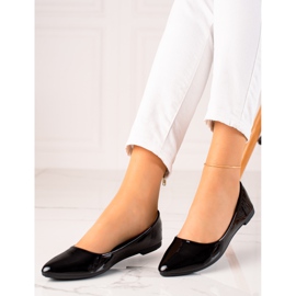 Seastar Balerini lacuiti in negru 1