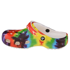 Crocs Classic Tie-Dye Graphic Clog W 205453-90H roșu 1 Crocs Classic Tie-Dye Graphic Clog W 205453-90H roșu 1