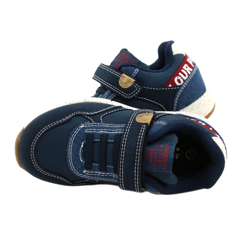 American Club Pantofi sport americani ADI Velcro ES86 / 22 Navy albastru 5
