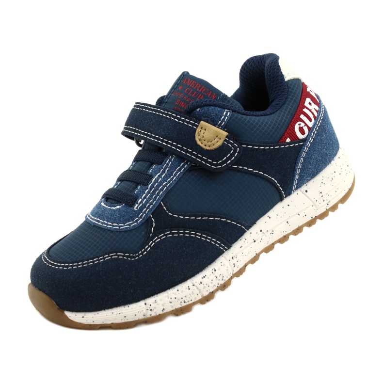 American Club Pantofi sport americani ADI Velcro ES86 / 22 Navy albastru 4