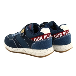 American Club Pantofi sport americani ADI Velcro ES86 / 22 Navy albastru 6