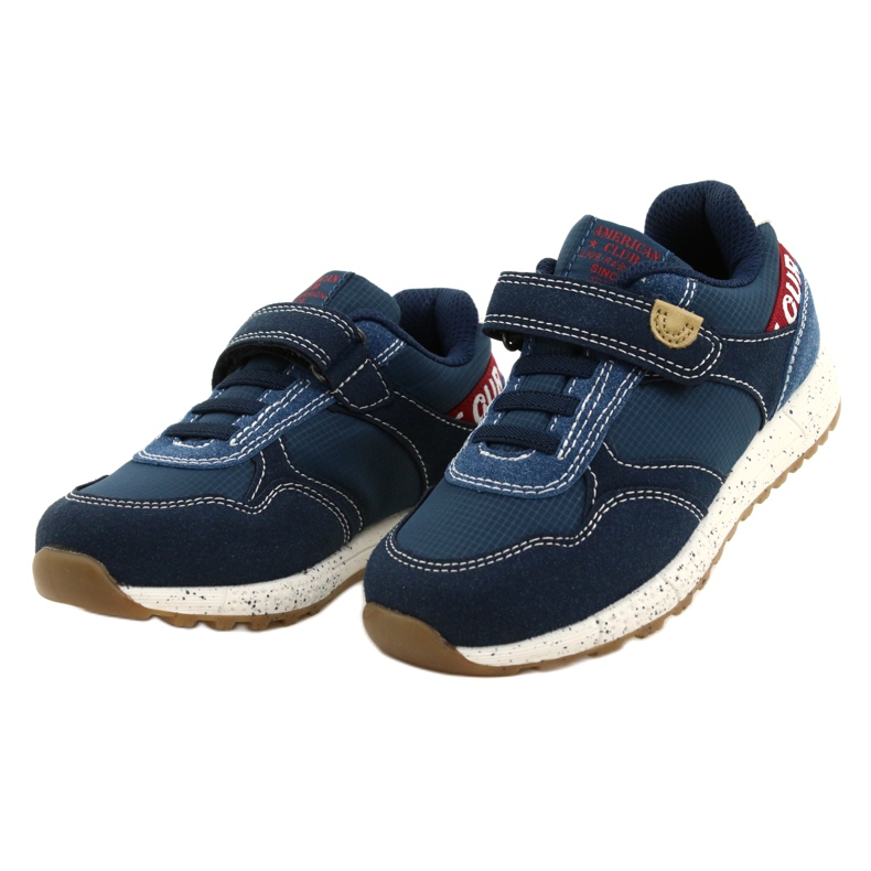 American Club Pantofi sport americani ADI Velcro ES86 / 22 Navy albastru 3