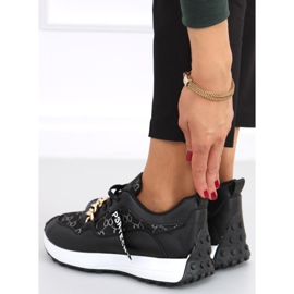 Tenisi cu lant Elena Black negru 1