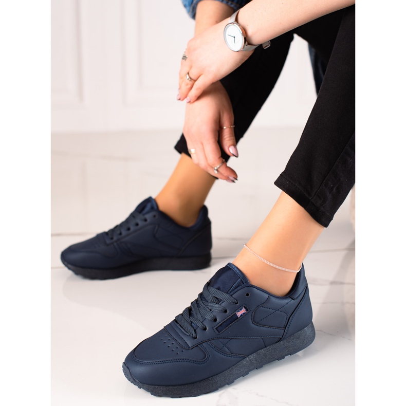 TRENDI Pantofi sport clasici bleumarin albastru marin albastru 1