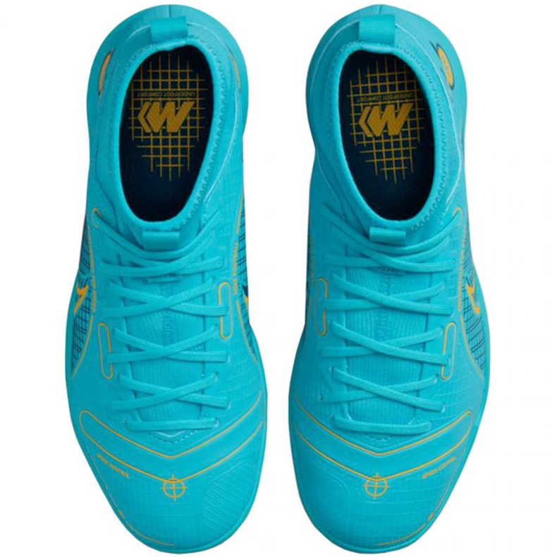 Pantofi de fotbal Nike Mercurial Superfly 8 Academy Ic Jr DJ2860 484 albastru albastru 1