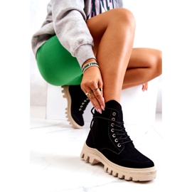 PS1 Cizme din piele intoarsa Legate Black Hurricane negru 6 PS1 Cizme din piele intoarsa Legate Black Hurricane negru 6