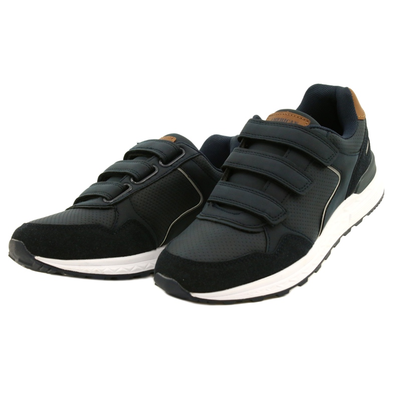 Pantofi sport cu velcro American Club AA15 / 22 Bleumarin albastru 2 Pantofi sport cu velcro American Club AA15 / 22 Bleumarin albastru 2