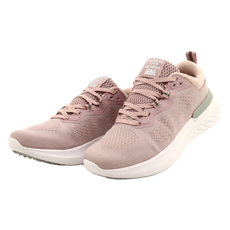 Femei American Club Pink WT102/22 Pantofi sportivi roz 2