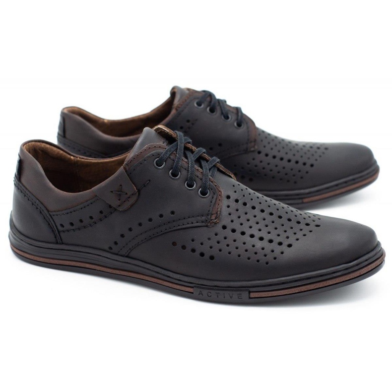 Polbut Pantofi casual bărbați 402 negri negru 2