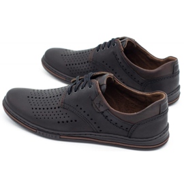 Polbut Pantofi casual bărbați 402 negri negru 4