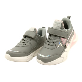 American Club Pantofi sport Velcro cu hologramă AA24/22 Grey gri 2 American Club Pantofi sport Velcro cu hologramă AA24/22 Grey gri 2