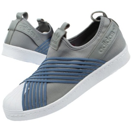 Pantofi Adidas Superstar Slipon W CG6012 albastru gri 1