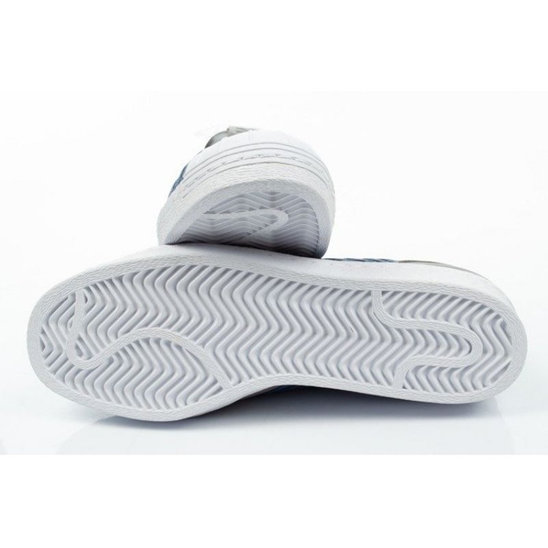 Pantofi Adidas Superstar Slipon W CG6012 albastru gri 3