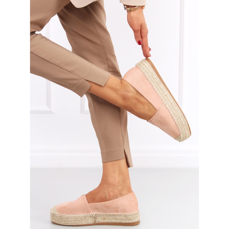 Espadrile dama Pilar Pink roz 2