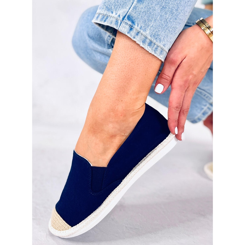 Espadrile dama Alba Navy albastru 2