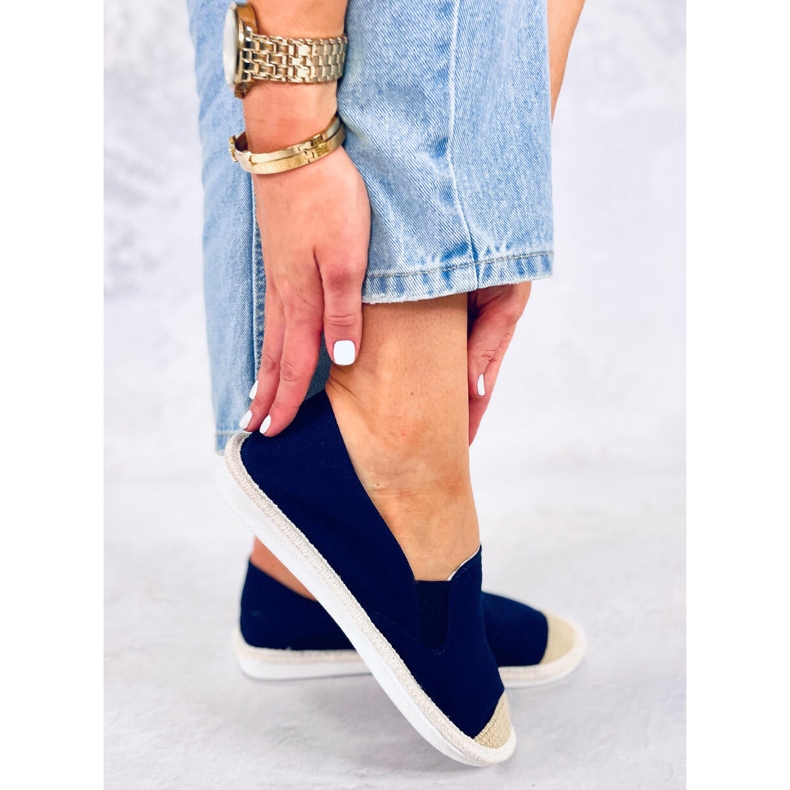 Espadrile dama Alba Navy albastru 1