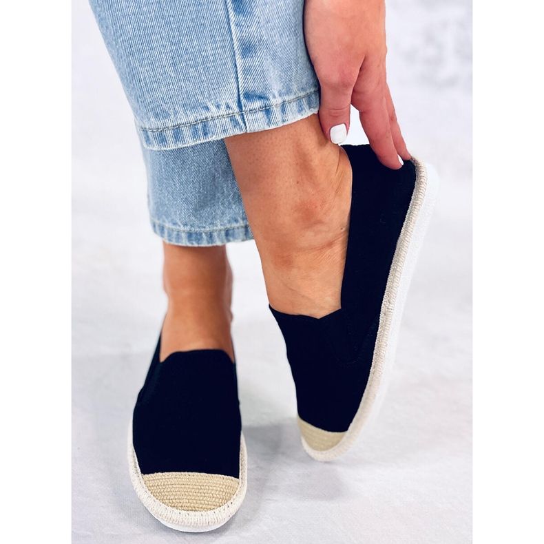 Espadrile dama Alba Black negru 1 Espadrile dama Alba Black negru 1