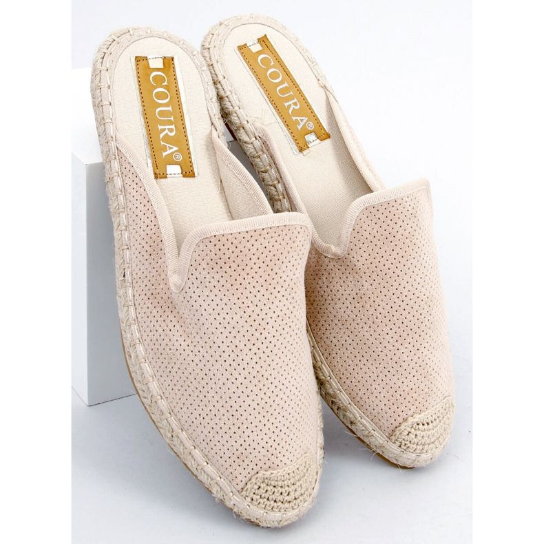 Papuci espadrile dama Carmen Beige bej 2