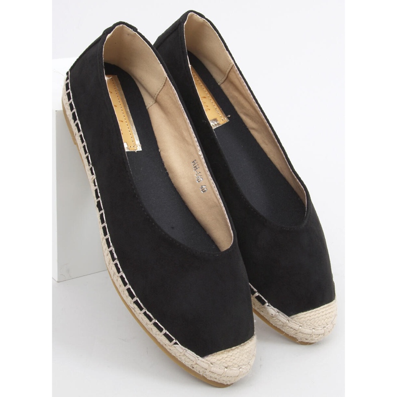 Espadrile dama Camino Black negru 2