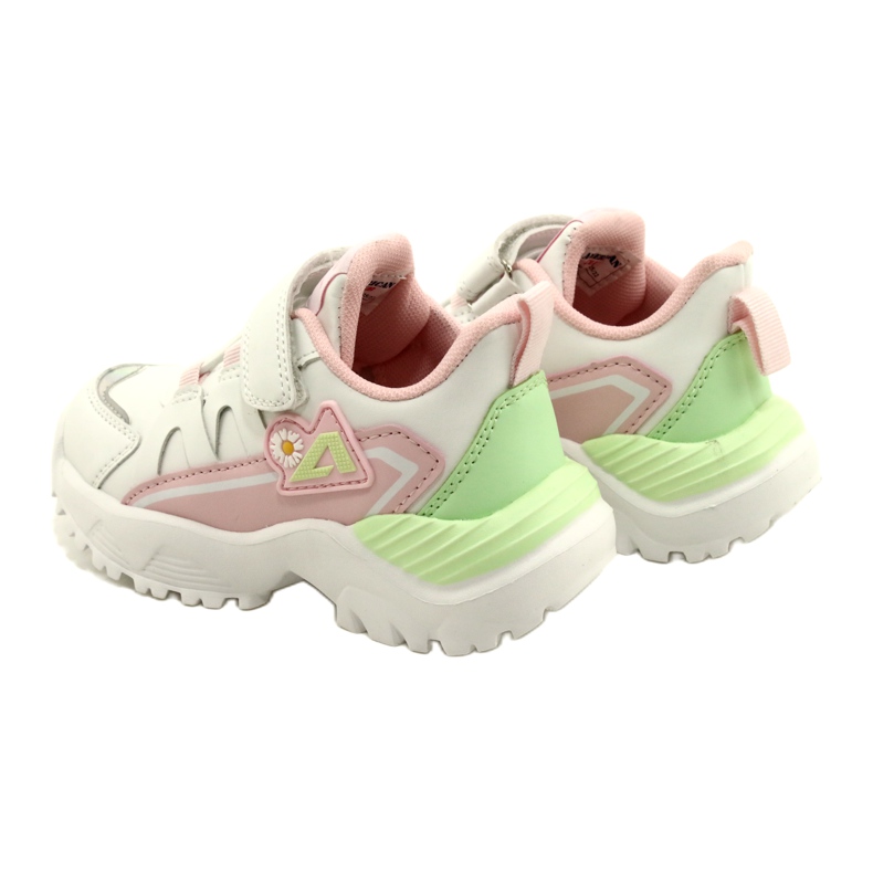 American Club Velcro cu holograma AA25/22 White alb 4