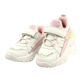 American Club Velcro cu holograma AA25/22 White alb 2