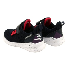 American Club RD13/22 Pantofi sport cu velcro, bleumarin albastru 4