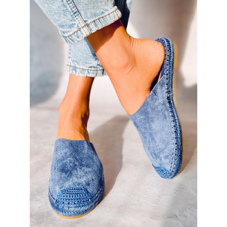 Espadrile colorate Marina Blue albastru 1 Espadrile colorate Marina Blue albastru 1