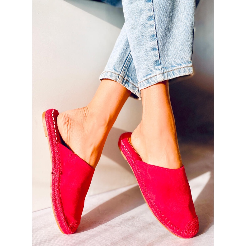 Espadrile colorate Marina Red roșu 1