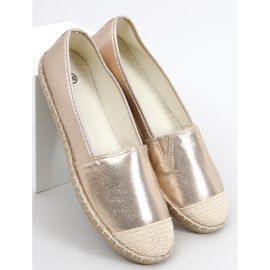 Espadrile dama Casto Gold de aur 1