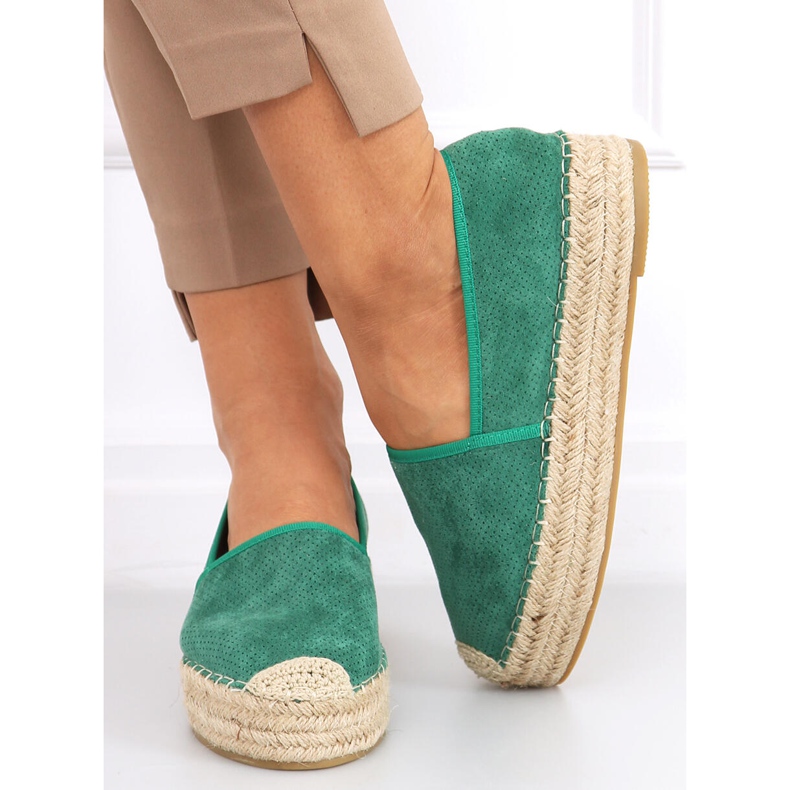 Espadrile dama Zeca Green verde 1