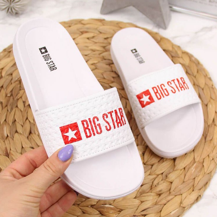 Papuci sport Big Star GG374803 alb 1 Papuci sport Big Star GG374803 alb 1