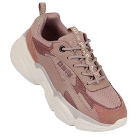 Pantofi sport pe platforma Big Star W HH274258 roz multicolor 1 Pantofi sport pe platforma Big Star W HH274258 roz multicolor 1