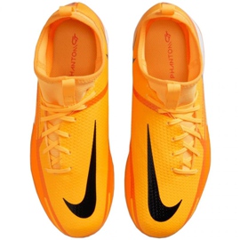 Pantofi de fotbal Nike Phantom GT2 Academy Df Ic Jr DC0815 808 portocale portocale si rosii 1
