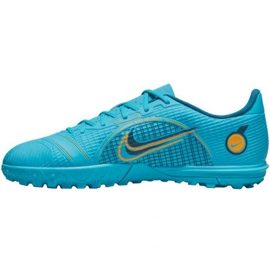 Pantofi de fotbal Nike Mercurial Vapor 14 Academy Tf Jr DJ2863 484 albastru albastru 2