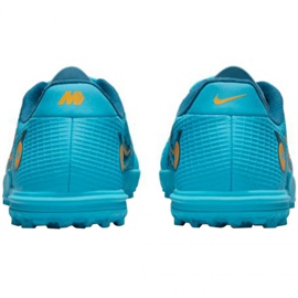 Pantofi de fotbal Nike Mercurial Vapor 14 Academy Tf Jr DJ2863 484 albastru albastru 3
