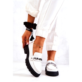 La.Fi Pantofi pentru femei insert de piele albă eco-lentile 2 La.Fi Pantofi pentru femei insert de piele albă eco-lentile 2