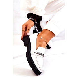 La.Fi Pantofi pentru femei insert de piele albă eco-lentile 4 La.Fi Pantofi pentru femei insert de piele albă eco-lentile 4