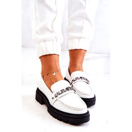 La.Fi Pantofi pentru femei insert de piele albă eco-lentile 5 La.Fi Pantofi pentru femei insert de piele albă eco-lentile 5