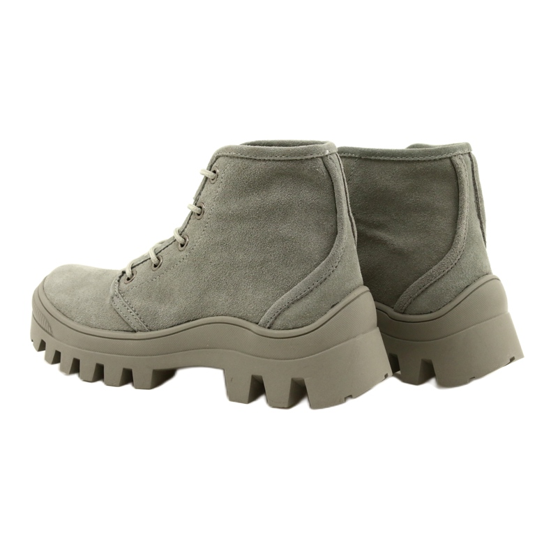 Pantofi înalți din piele Filippo DPT3523 / 22 GR Gri 5