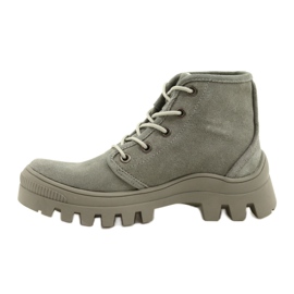 Pantofi înalți din piele Filippo DPT3523 / 22 GR Gri 1