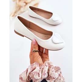 Vinceza Balerini Copii Lăcuiti Cu Inimă Corty Alb 2 Vinceza Balerini Copii Lăcuiti Cu Inimă Corty Alb 2