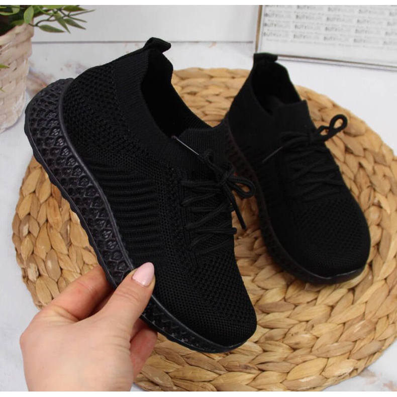 Pantofi sport din material textil News Jr EVE338A negru 1