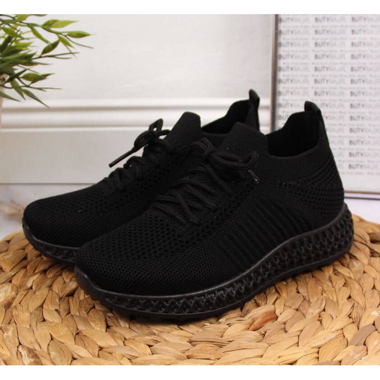 Pantofi sport din material textil News Jr EVE338A negru 2