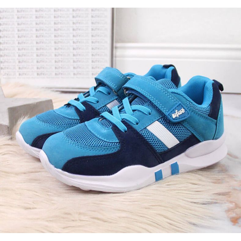 Befado Jr BEF25D Pantofi sport cu velcro albastru 2