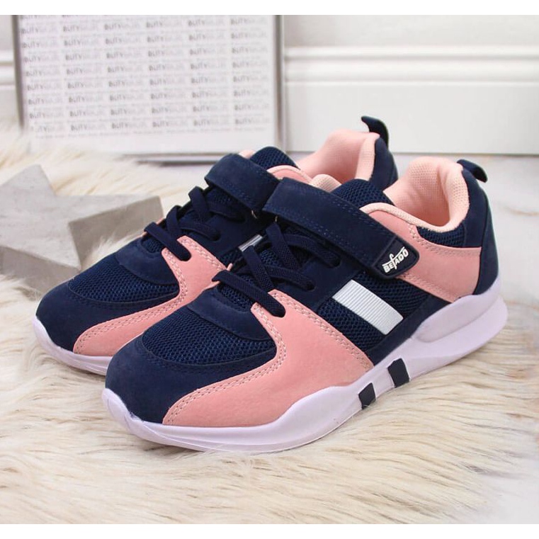 Pantofi sport Befado Jr BEF25E bleumarin cu velcro albastru marin 2