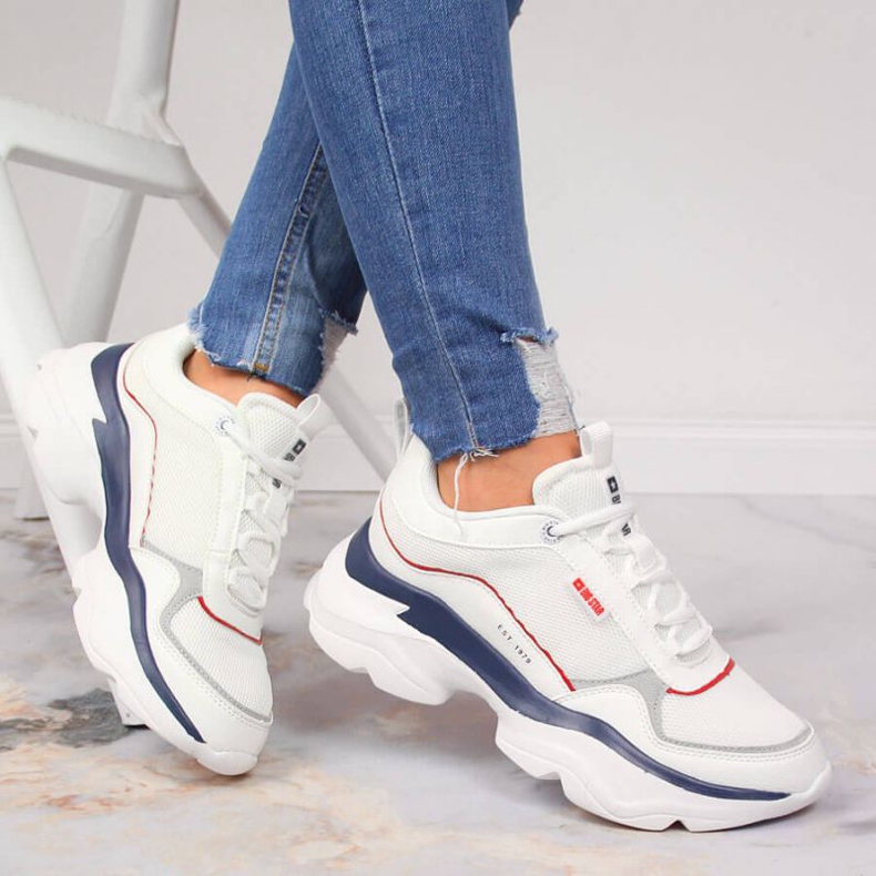 Pantofi sport Big Star W JJ274A116 alb 2