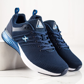 I-CAX Pantofi sport casual albastru marin 2