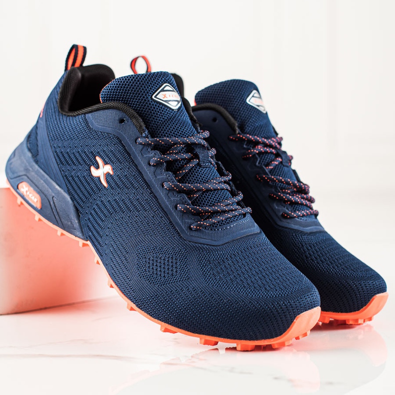 I-CAX Încălțăminte de trekking confortabilă albastru marin 1