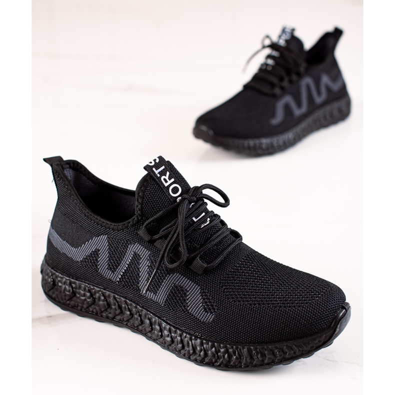 TRENDI Pantofi sport ușori negru 1