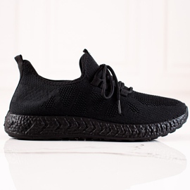 TRENDI Pantofi sport ușori negru 1